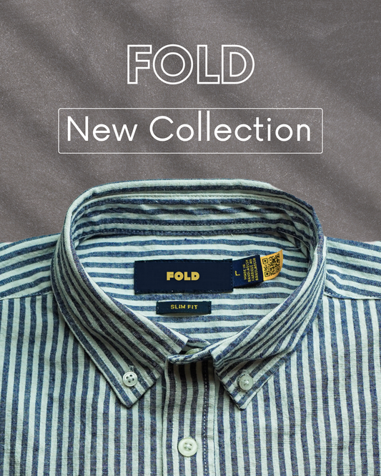 Stripped Green Mens Formal Shirt DBSS