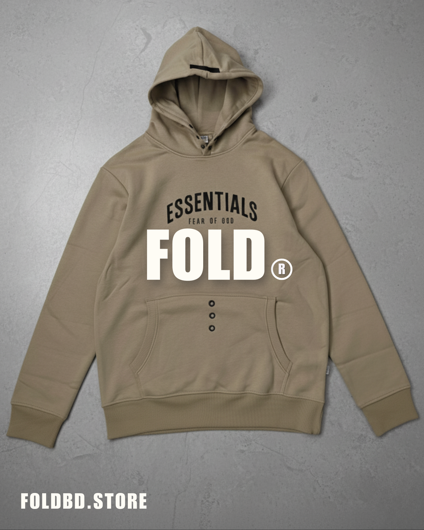 Men’s Premium 380 GSM HOODIES BEIGE
