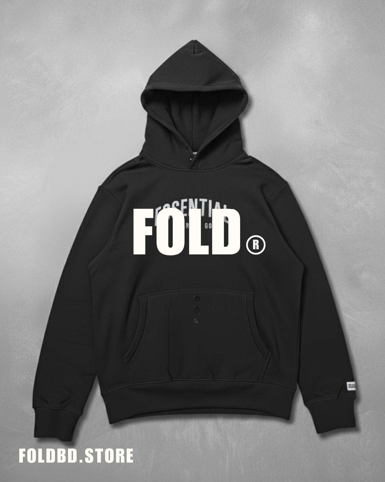 Men’s Premium 380 GSM HOODIES BLACK