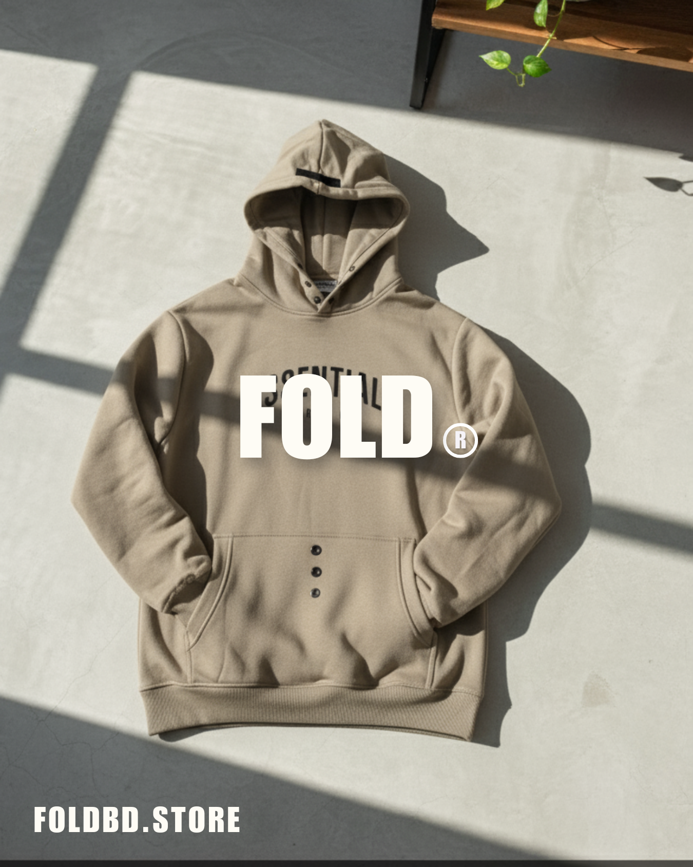 Men’s Premium 380 GSM HOODIES BEIGE