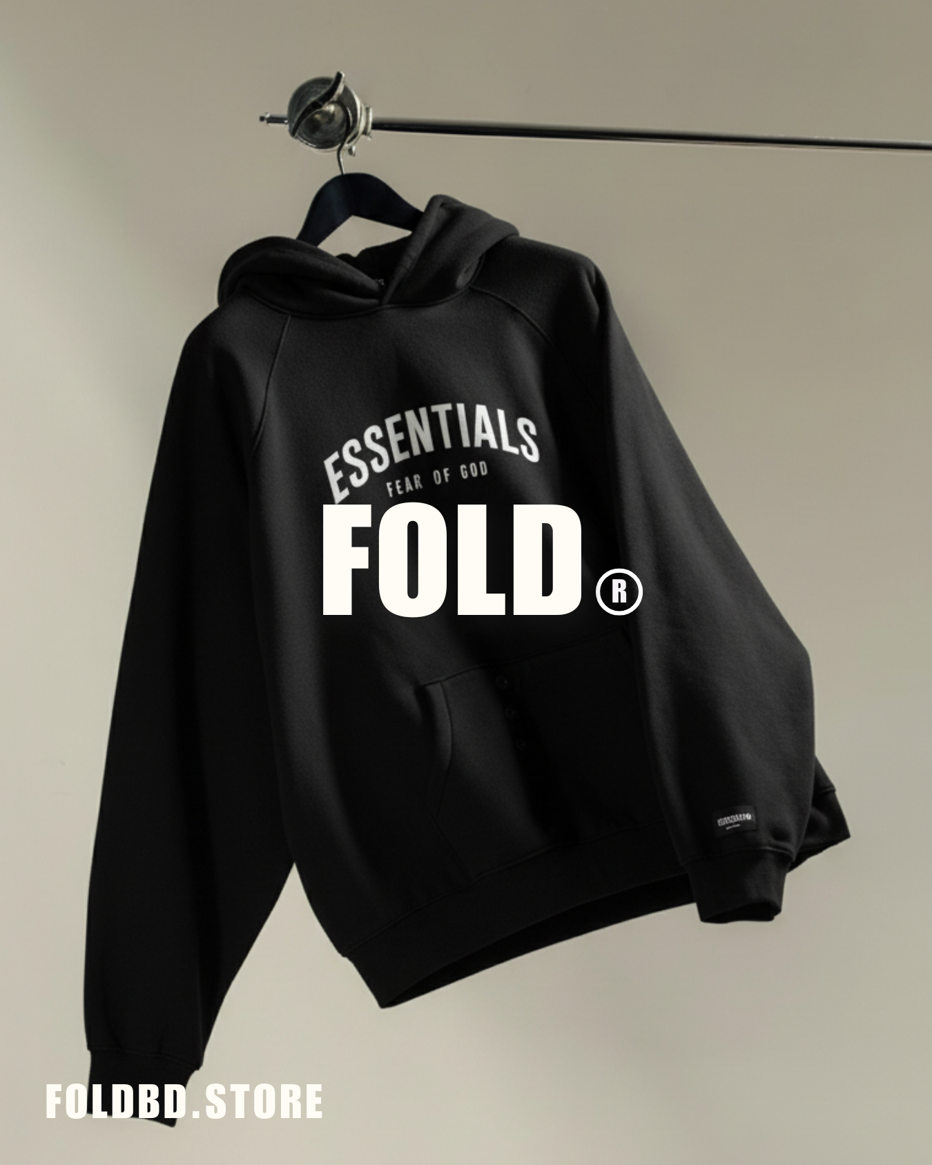 Men’s Premium 380 GSM HOODIES BLACK