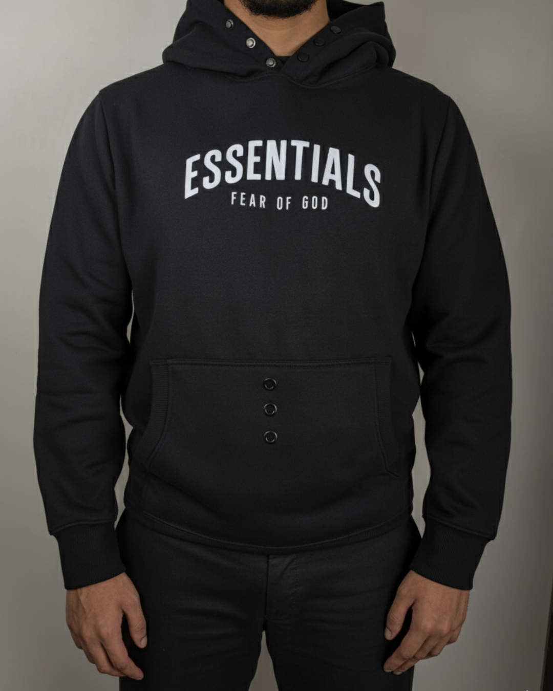 Men’s Premium 380 GSM HOODIES BLACK
